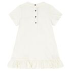 Younger Girls Ivory Logo Dress Set, 1, hi-res