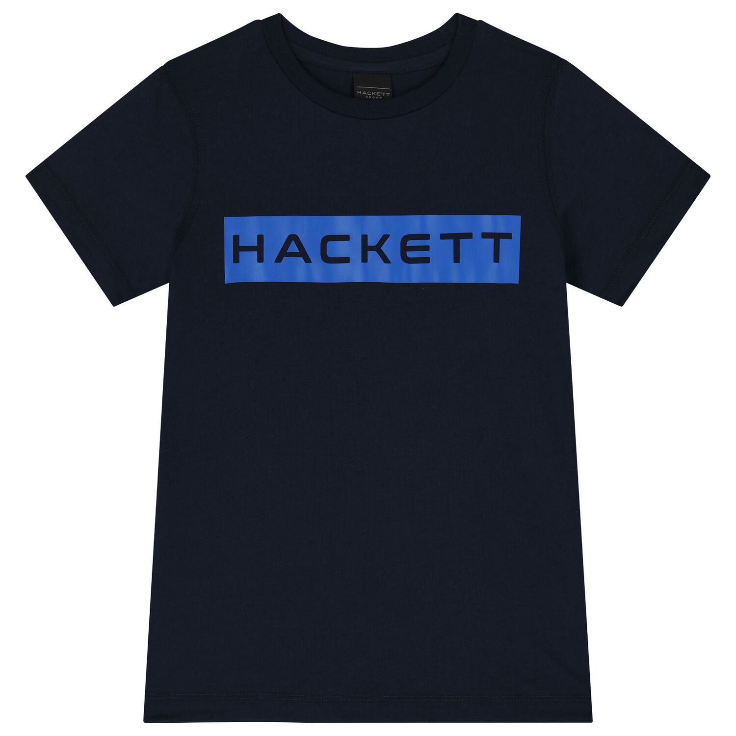 Boys Navy Blue Logo T-Shirt, 1, hi-res
