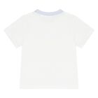 Baby Boys Blue & White Logo Tracksuit Set, 1, hi-res