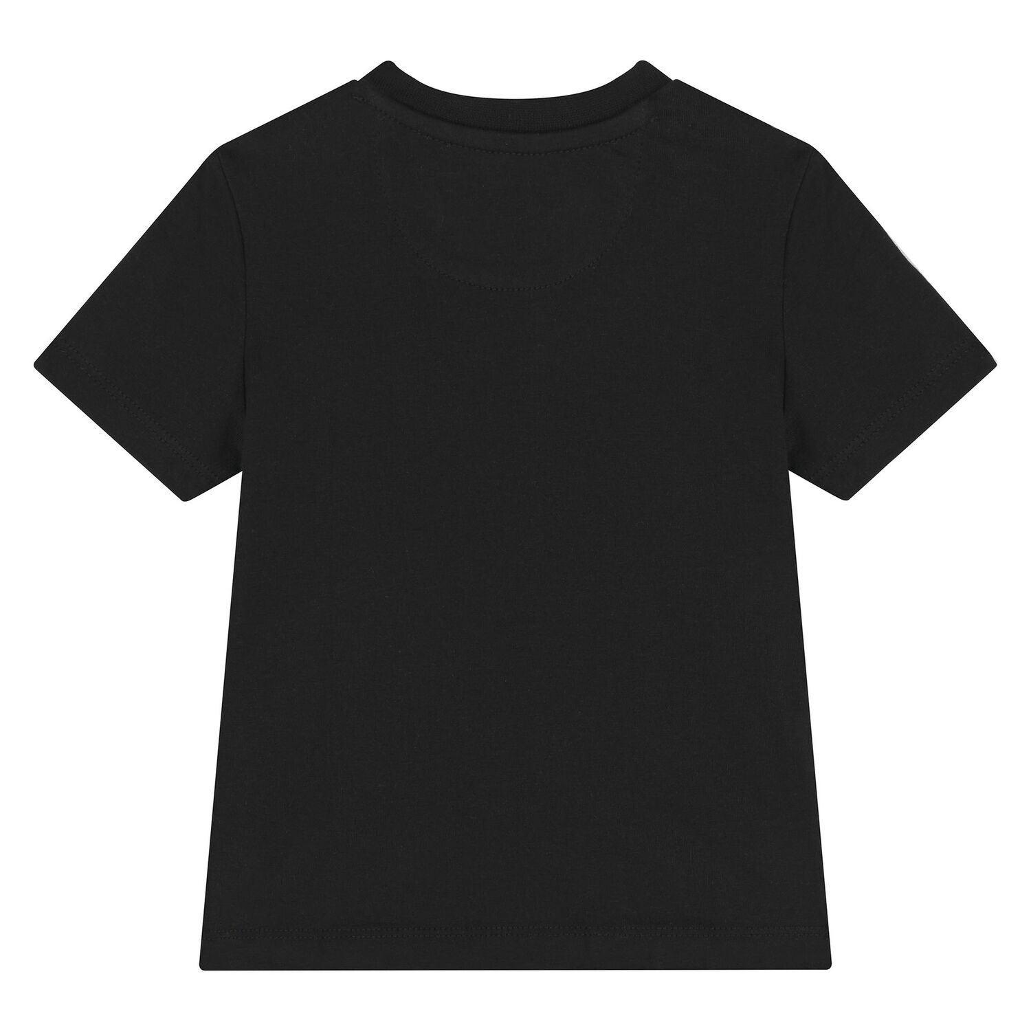 Younger Boys Black Logo T-Shirt, 1, hi-res
