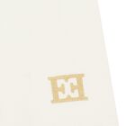 Girls Ivory Logo Trousers, 1, hi-res