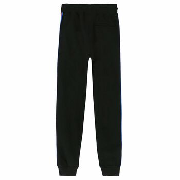 Boys Black Logo Joggers
