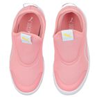 Girls Pink Courtflex v3 Slip On Trainers, 1, hi-res