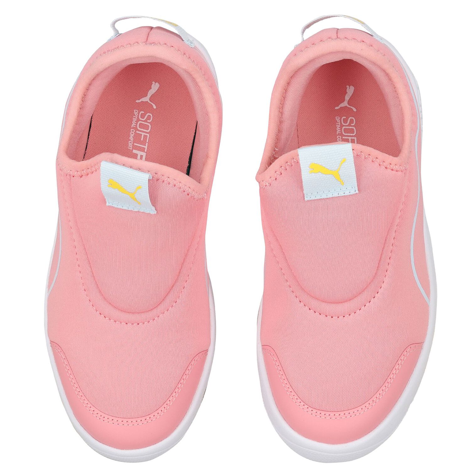 Girls Pink Courtflex v3 Slip On Trainers, 1, hi-res