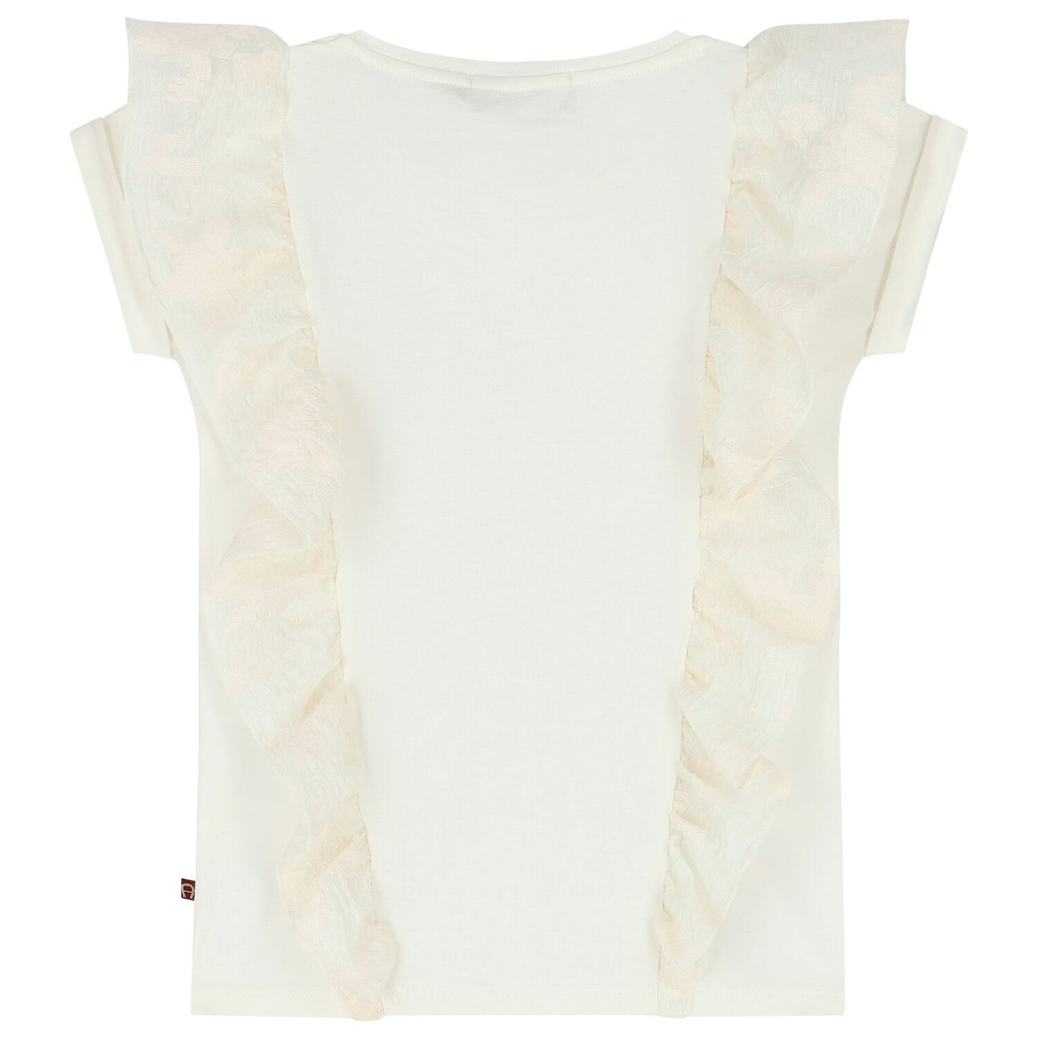 Girls Ivory Logo Bag Top, 1, hi-res