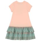 Girls Pink Logo Bag Dress, 1, hi-res