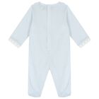 Baby Boys Blue Logo Babygrow Set, 1, hi-res