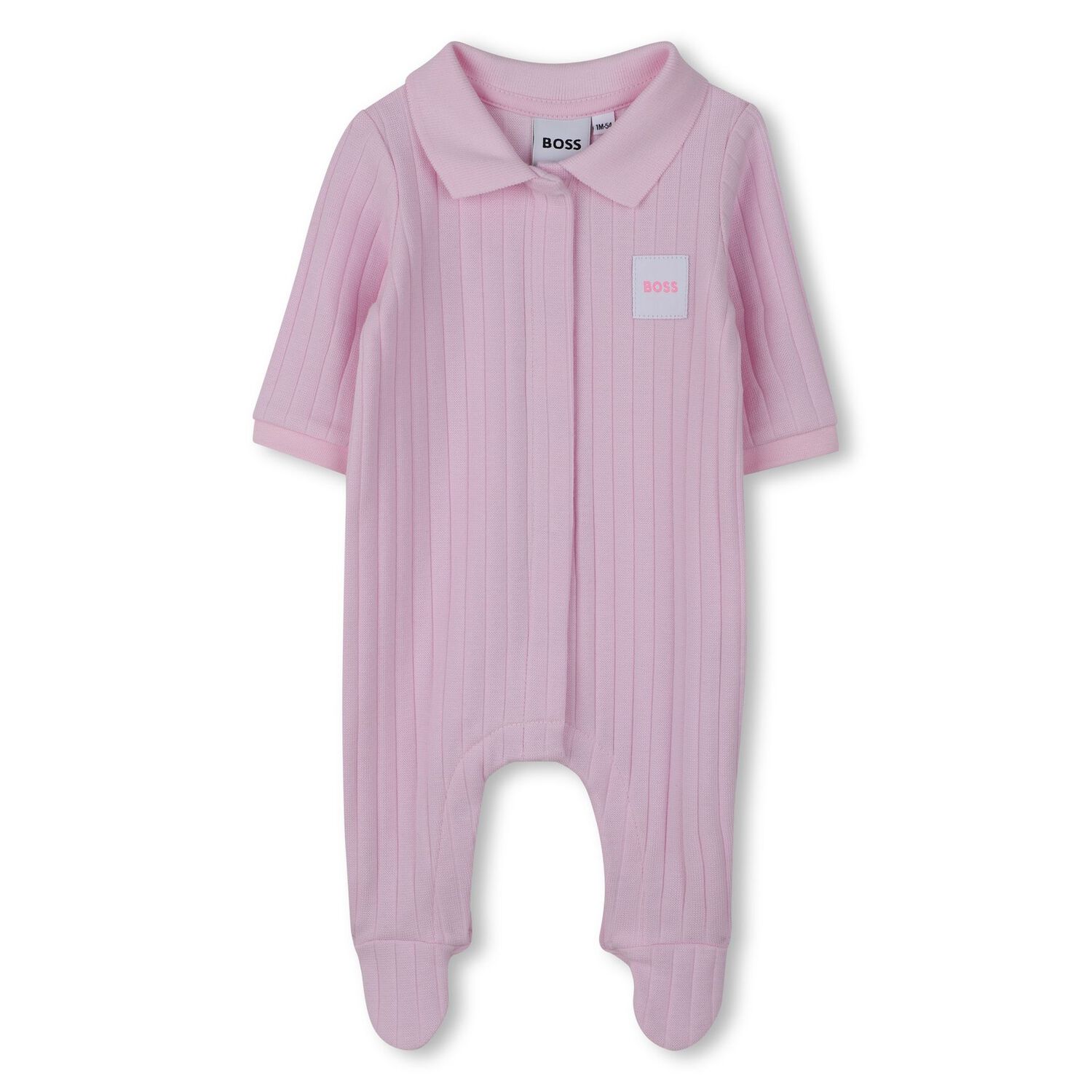 Baby Girls Pink Logo Babygrow Gift Set, 1, hi-res