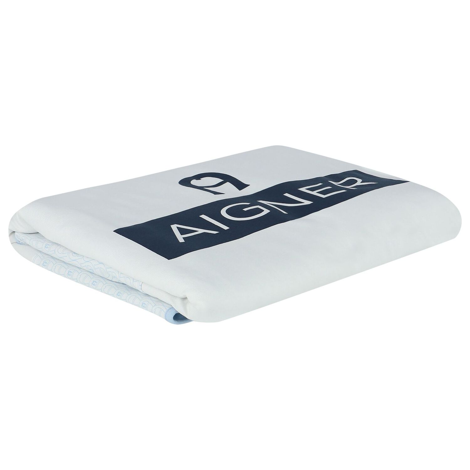 Baby Boys White & Blue Logo Blanket, 3, hi-res image number null