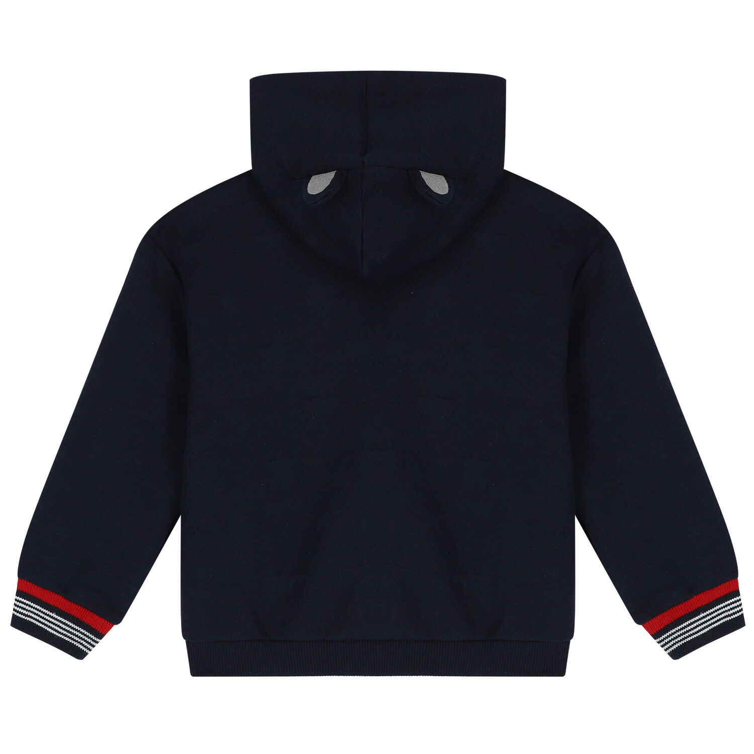 Younger Boys Red, Navy Blue & Grey 3 Piece Tracksuit, 1, hi-res