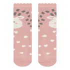 Baby Girls Pink Animal Socks, 1, hi-res