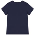 Navy Blue Teddy Bear Logo T-Shirt, 2, hi-res