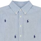 Boys Blue Logo Shirt, 1, hi-res