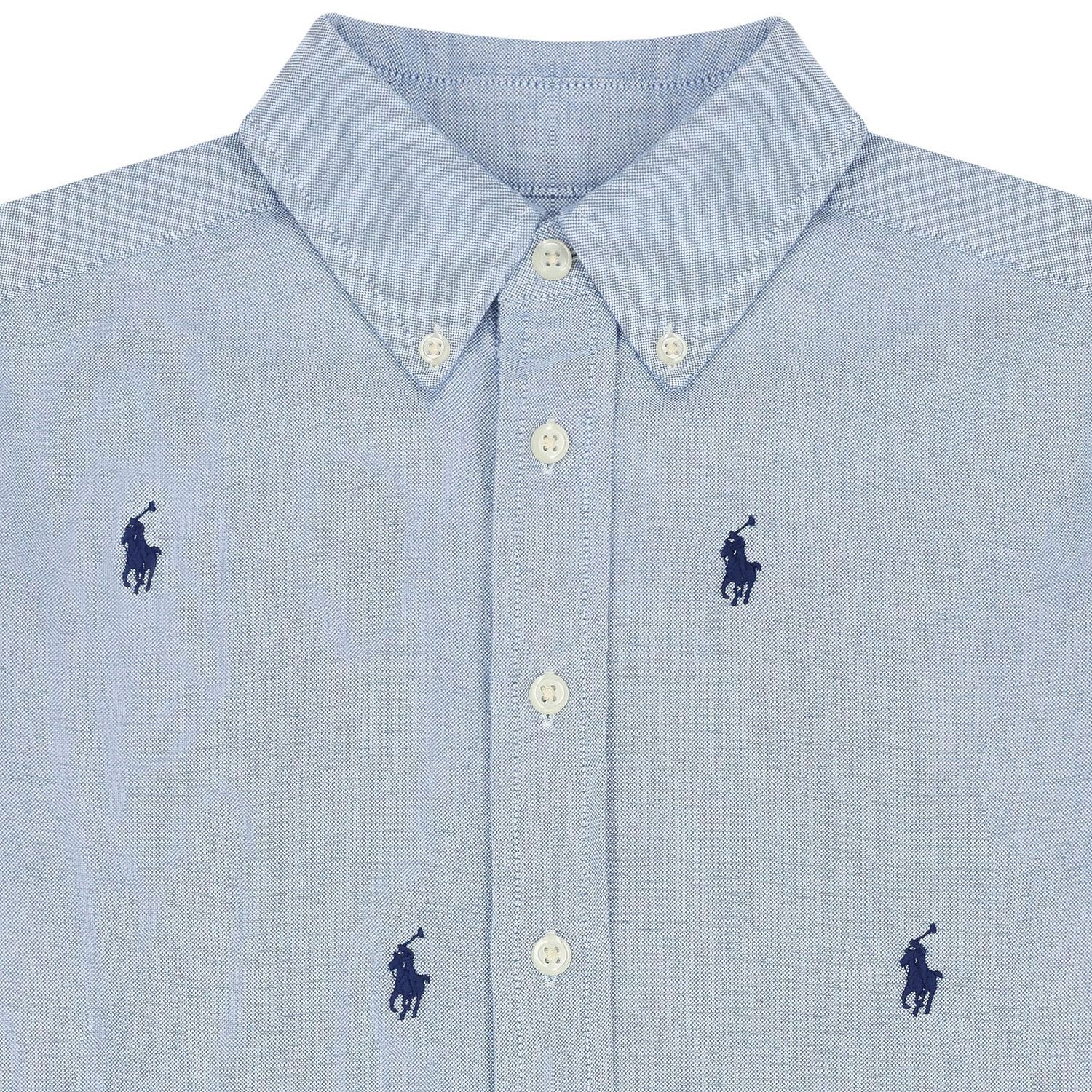 Boys Blue Logo Shirt, 1, hi-res image number null