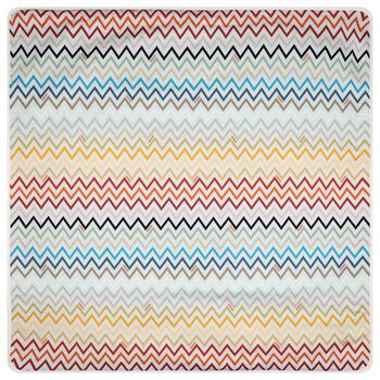 Multi-Coloured Zigzag Baby Blanket