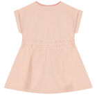 Younger Girls Pink Logo Dress, 1, hi-res