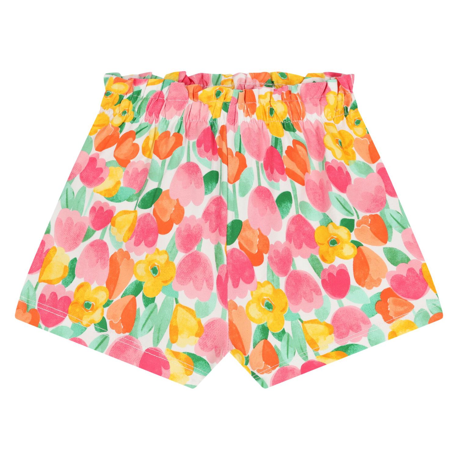 Younger Girls Multi-Coloured Shorts Set, 2, hi-res