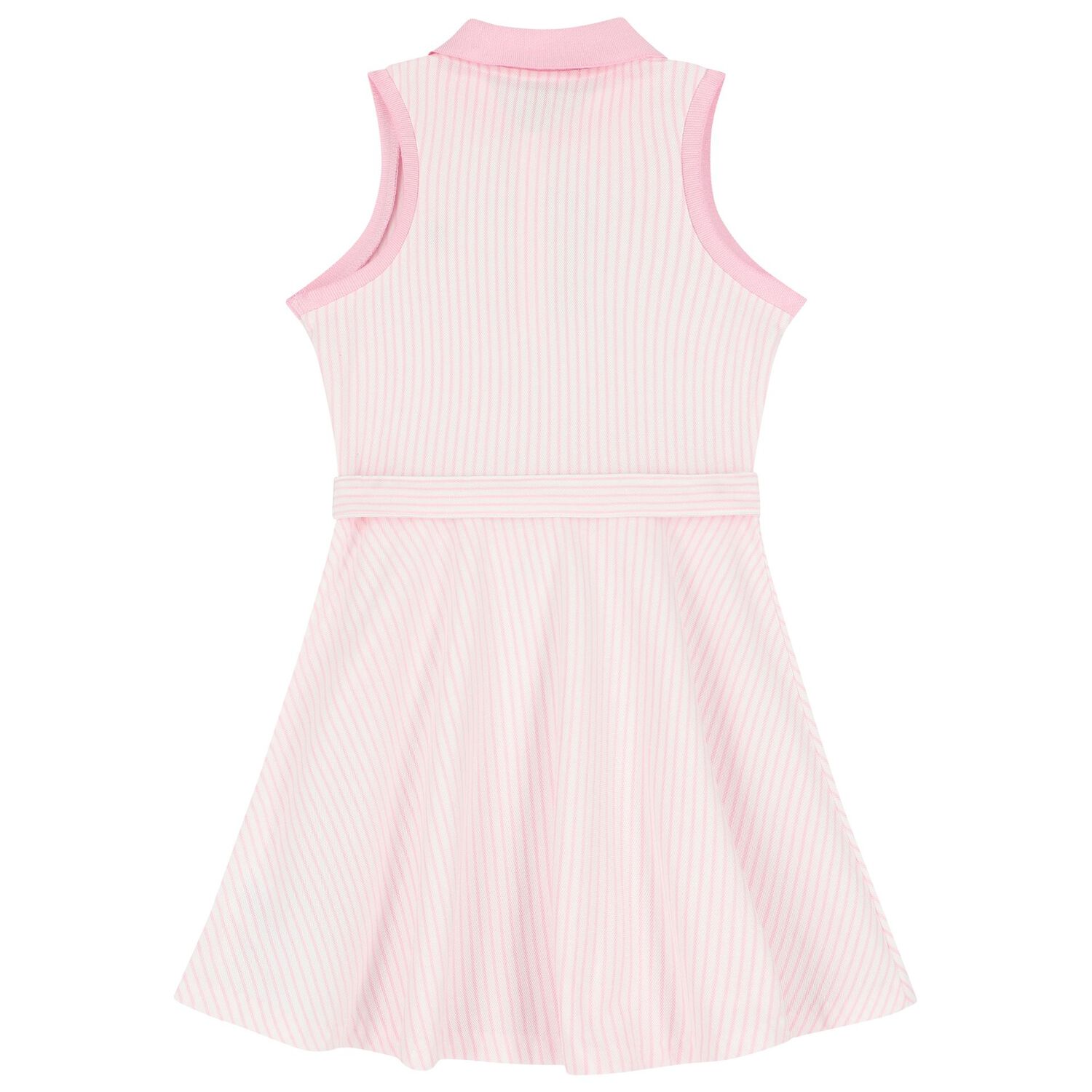 Girls Pink Logo Polo Dress , 2, hi-res image number null