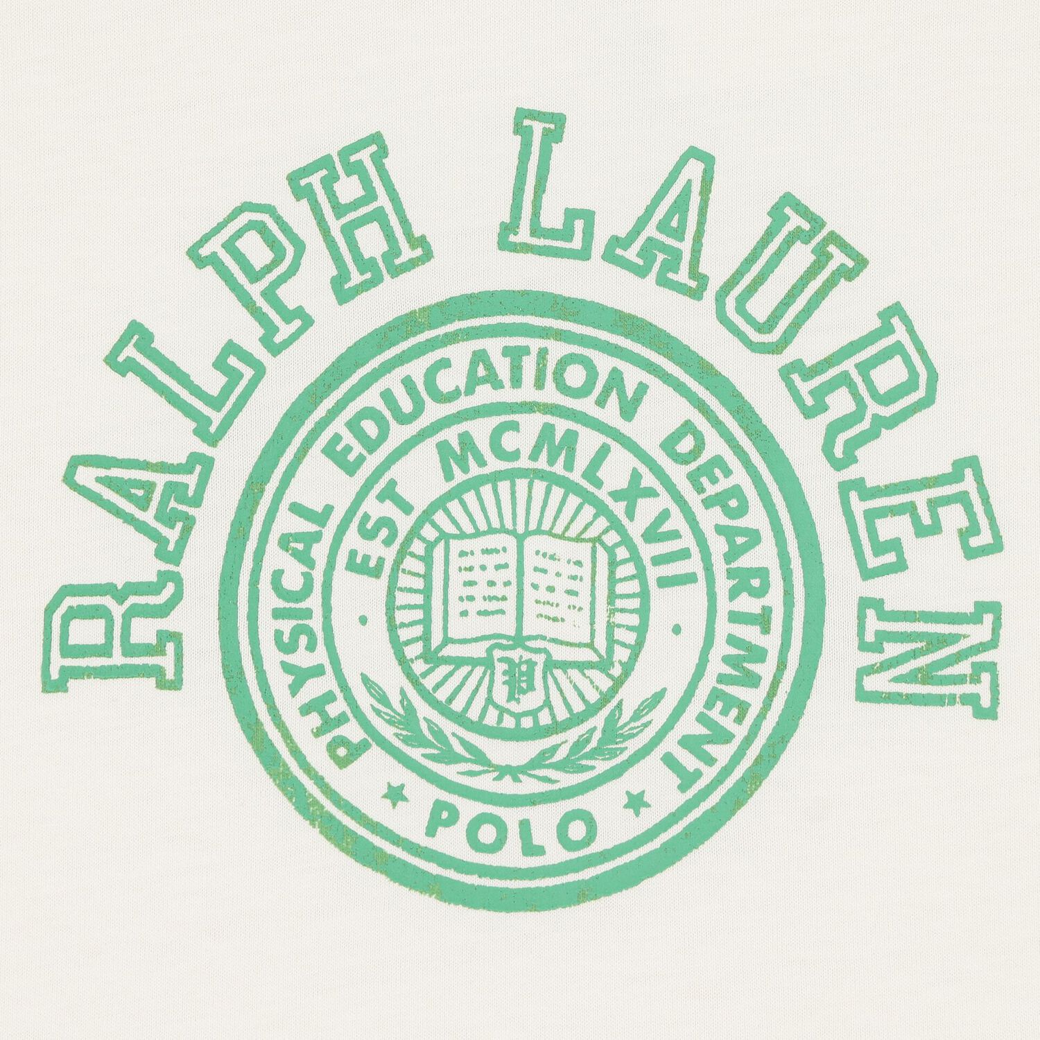 Boys Ivory Varsity Logo T-Shirt, 1, hi-res