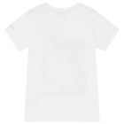 Boys White Logo T-Shirt, 1, hi-res