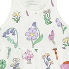 Girls Ivory Flower Dress, 1, hi-res