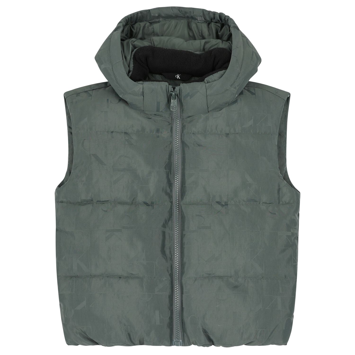 Boys Green Logo Gilet, 1, hi-res image number null