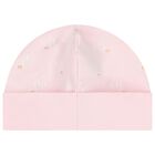Baby Girls Pink Heart Logo Hat, 2, hi-res