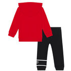 Baby Boys Red & Black Logo Tracksuit, 1, hi-res