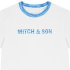 Boys White & Blue Logo T-Shirt, 1, hi-res