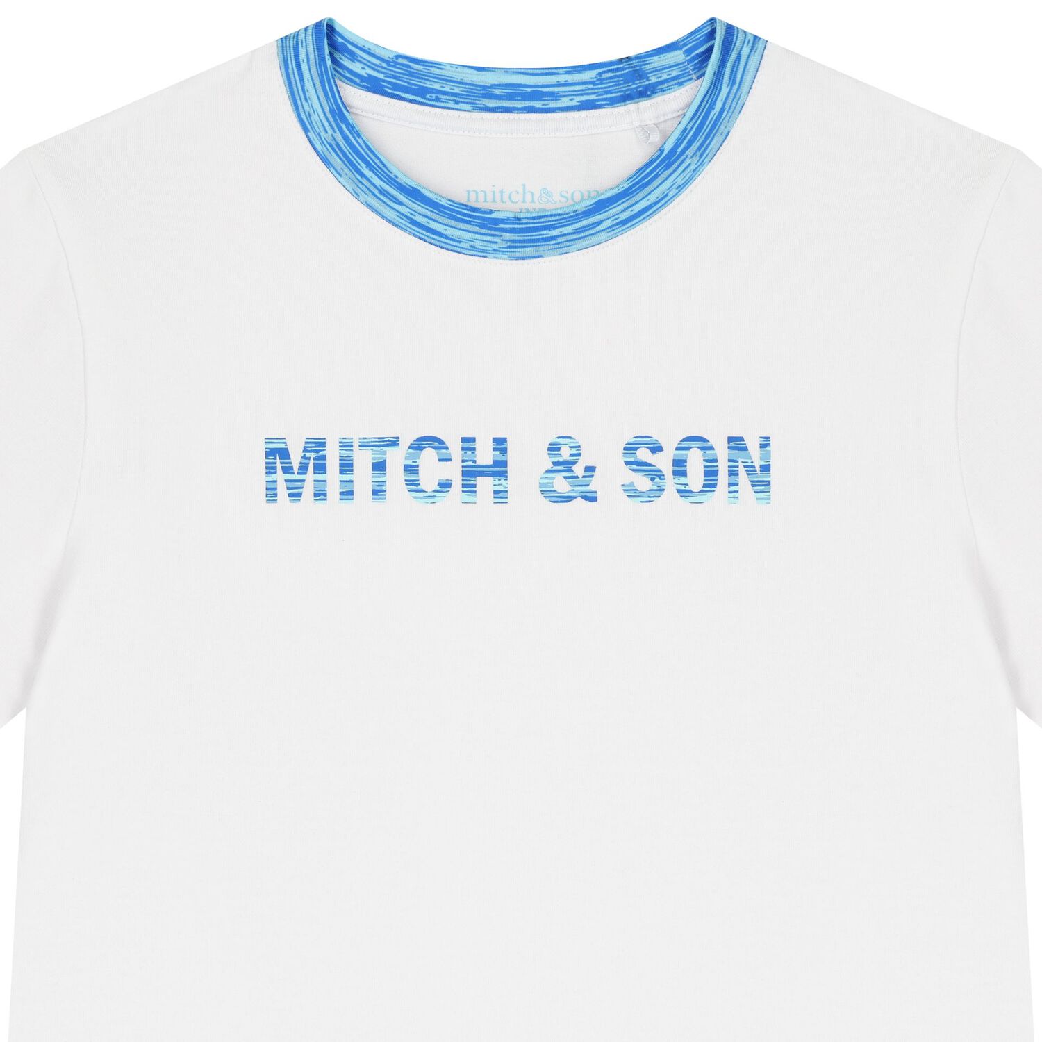 Boys White & Blue Logo T-Shirt, 1, hi-res image number null