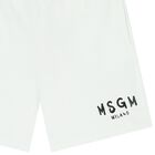 White Logo Shorts, 1, hi-res