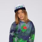 Boys Navy & White Logo Cap, 1, hi-res