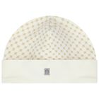 Ivory & Gold Logo Baby Hat, 1, hi-res