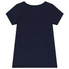 Baby Girls Navy Blue & Pink Floral Leggings Set, 2, hi-res