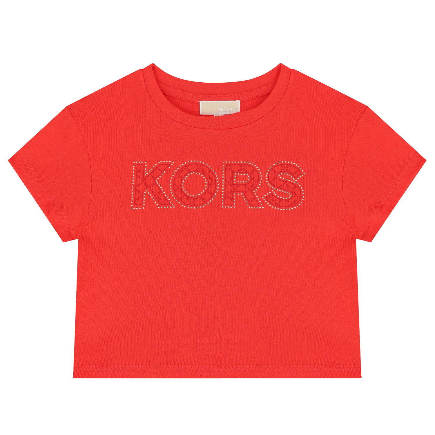 Girls Orange Logo T-Shirt, 1, hi-res
