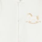 Baby Boys White Horse Babygrow Gift Set, 2, hi-res