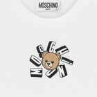 Younger White Teddy Bear Logo T-Shirt, 1, hi-res