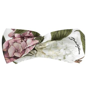 Baby Girls Ivory, Pink & Green Floral Headband