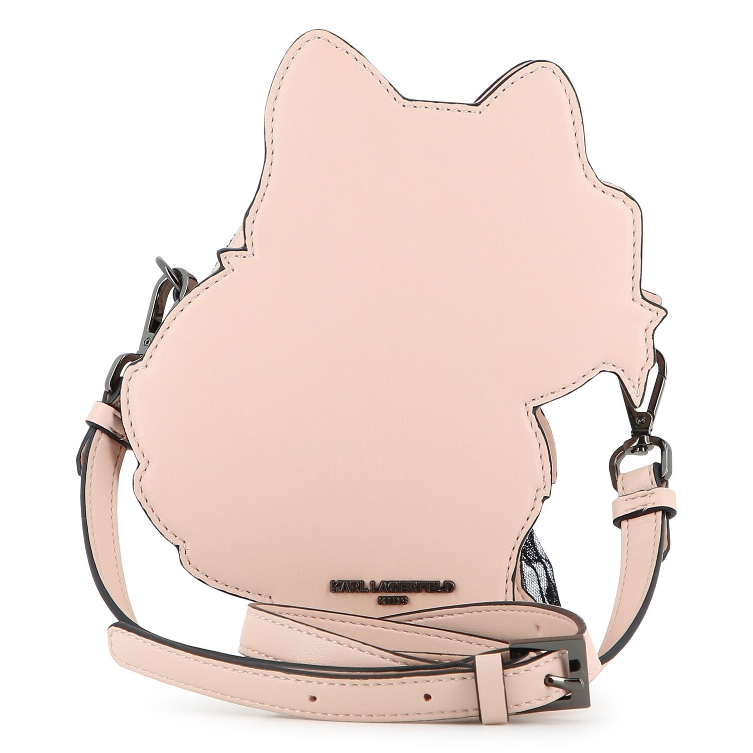 Girls White Choupette Handbag ( 21cm ), 1, hi-res