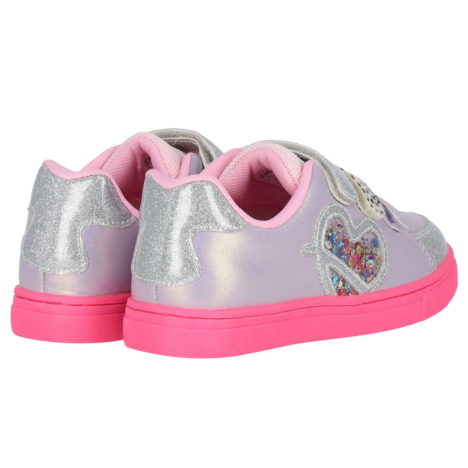 Girls Multi-Coloured Logo Trainers, 1, hi-res