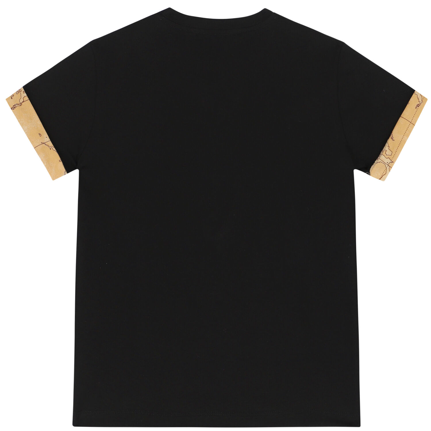 Boys Black & Beige Logo T-Shirt, 1, hi-res