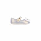 Baby Girls Pearl White Bow Shoes, 2, hi-res