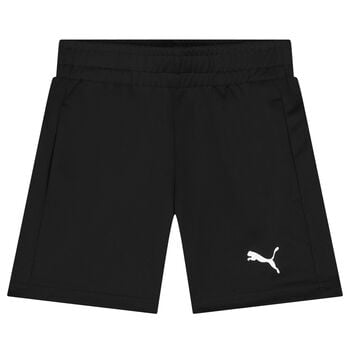 Boys Black Logo Shorts