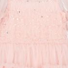 Girls Pink Ruffled Tulle Dress, 1, hi-res
