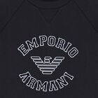 Younger Boys Navy Blue Logo Tracksuit, 1, hi-res