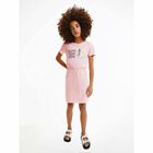 Girls Pink Logo Dress, 1, hi-res