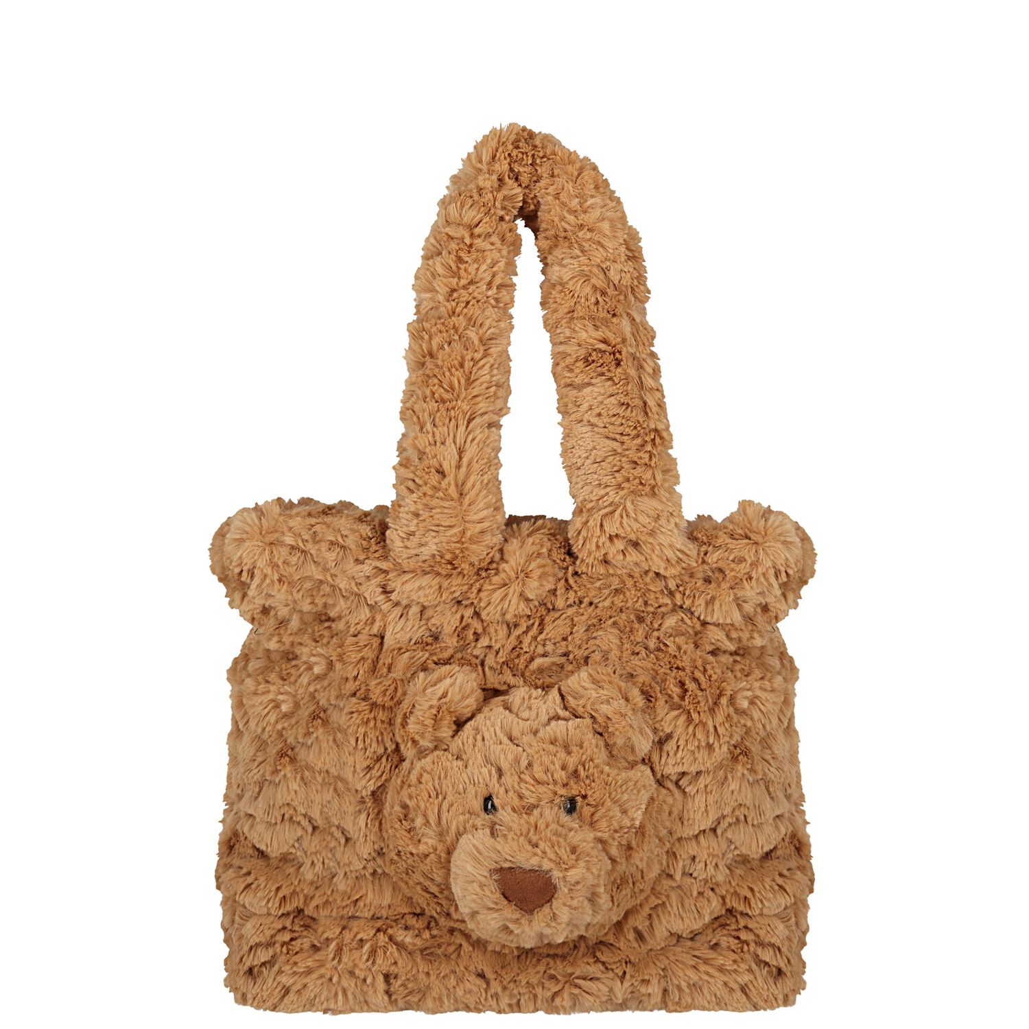Brown Bartholomew Bear Handbag ( 20CM ), 1, hi-res