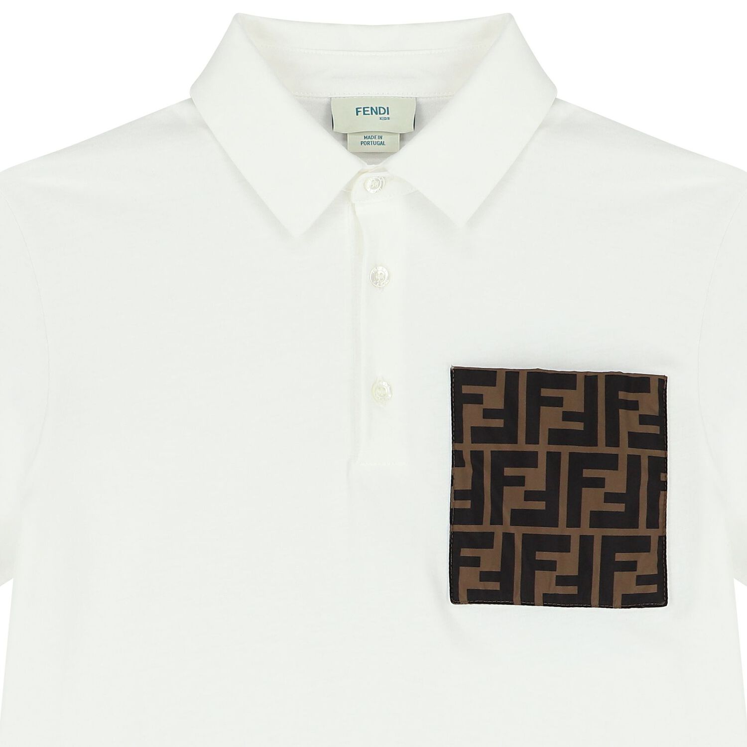 Boys Ivory Logo Polo Shirt, 1, hi-res