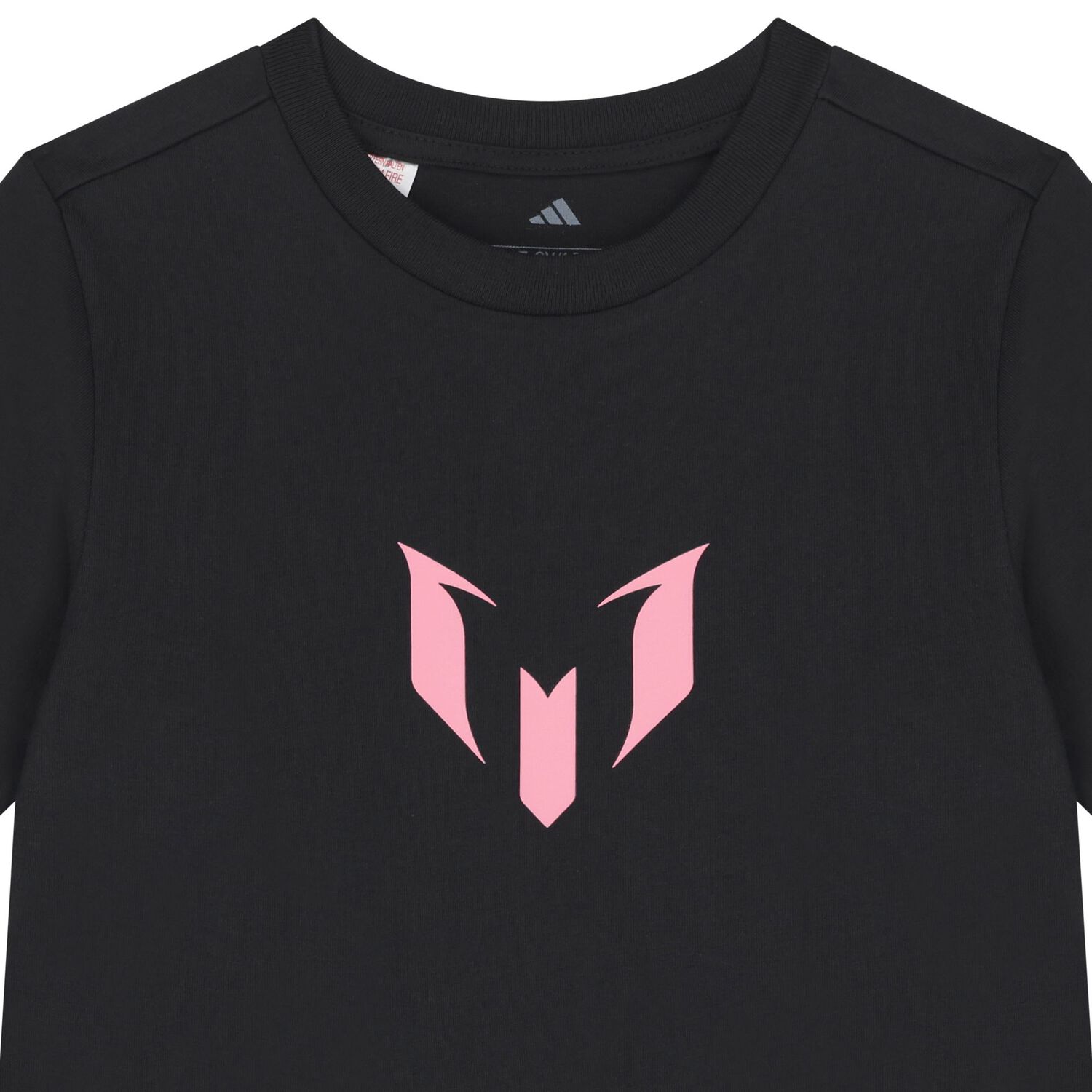 Black & Pink Messi Logo T-Shirt, 1, hi-res