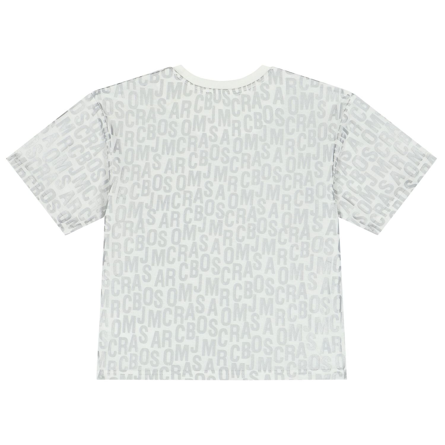 Ivory & Silver Logo T-Shirt, 1, hi-res